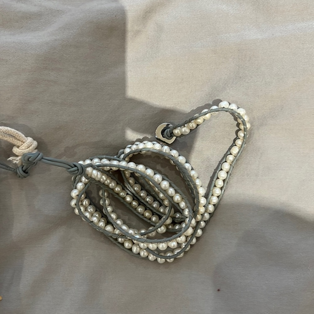 Victoria Emerson pearl wrap bracelet